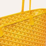 Goyard Artois Tote MM Yellow Goyardine Canvas & Chevroches Calfskin Palladium Hardware - Image 3